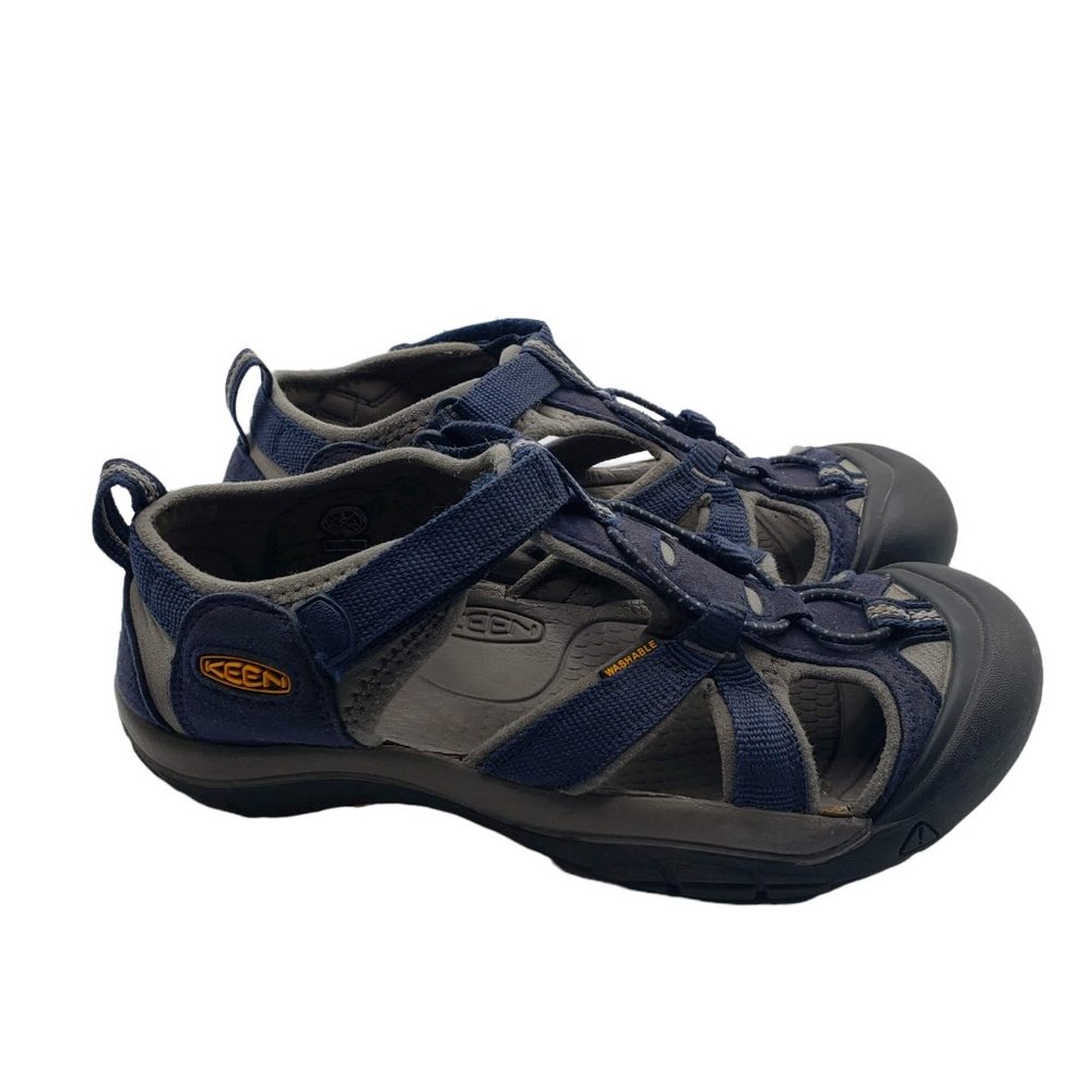 Keen Newport H2 Hiking Sandals Boys Youth Blue Navy 1009962 Waterproof Size 5 - Picture 3 of 8